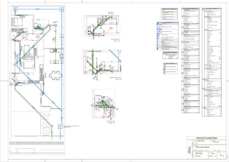 Projeto Hidrossanit Rio Casa T Rrea M Ghizzi Eng Arq