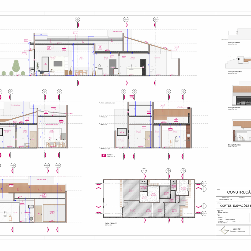 projeto casa com 155 m2 com suíte e cozinha integrada