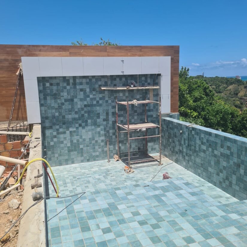 projeto para piscina borda infinita